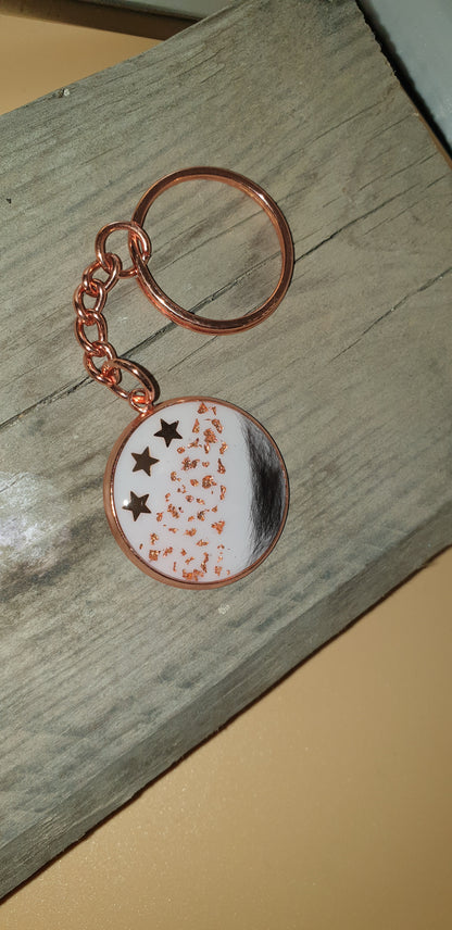 Edelstahl Schlüsselanhänger "Star"