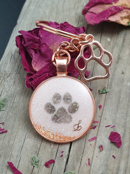 Samtpfote Roségold Glitzer