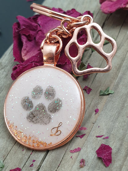 Samtpfote Roségold Glitzer