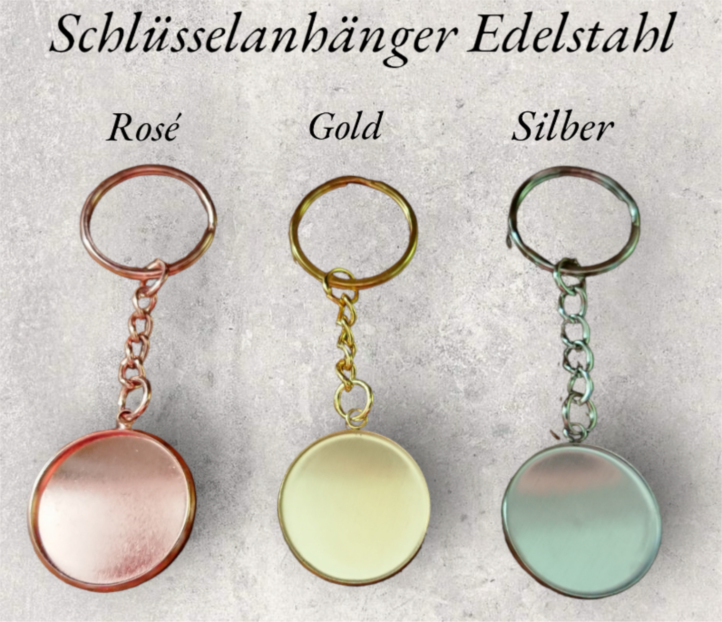 Ovaler Anhänger für weißes Haar